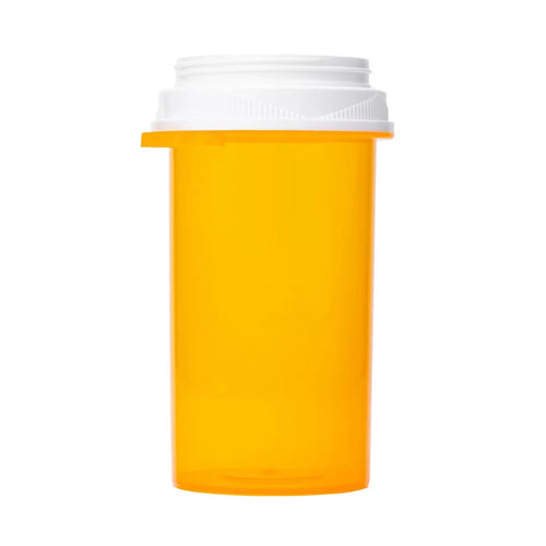 35.1 Dram Prescription Vial and Cap, Reversible PUSH TAB