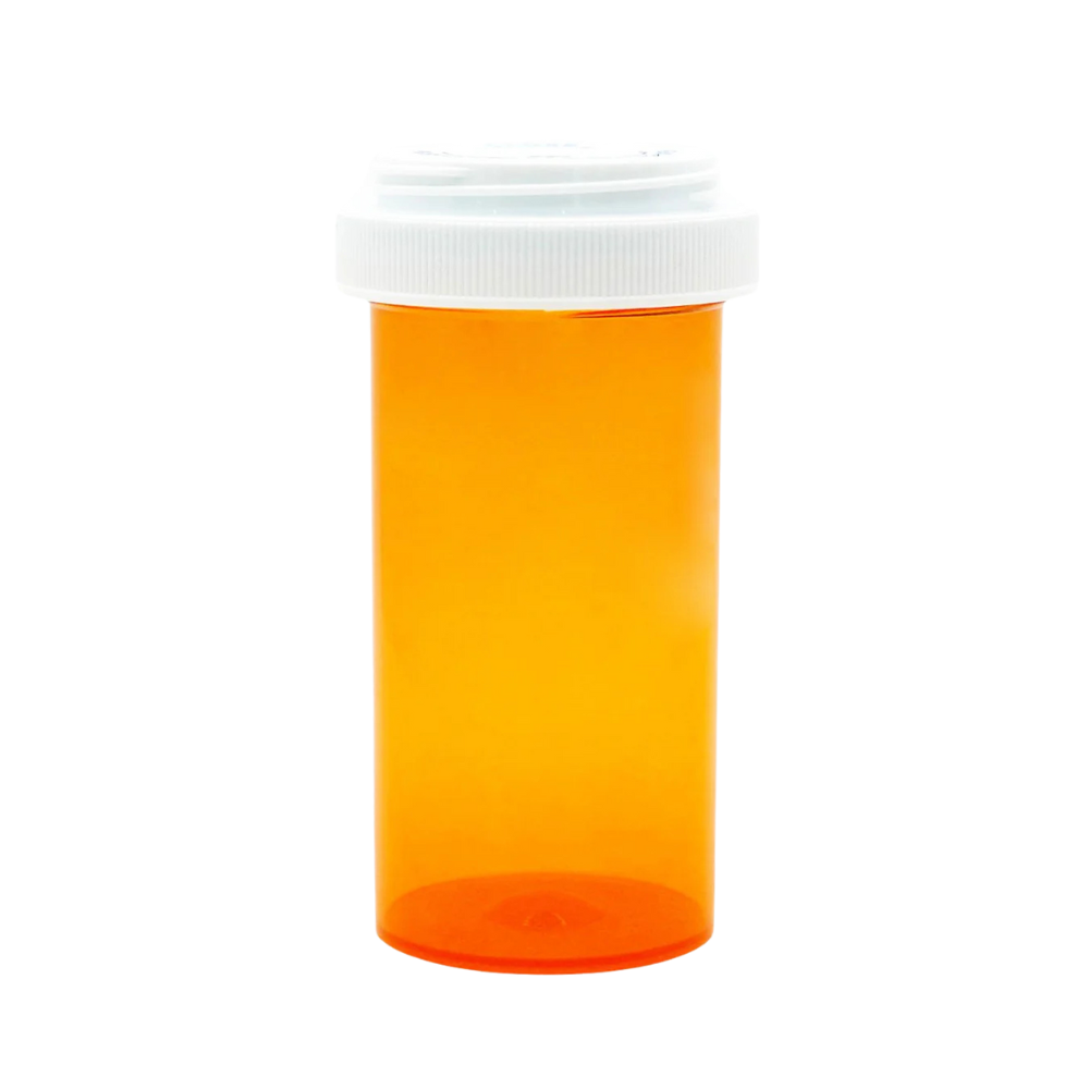 13DR VIALS WITH REVERSIBLE CAPS 280 PER CASE -PUSH DOWN